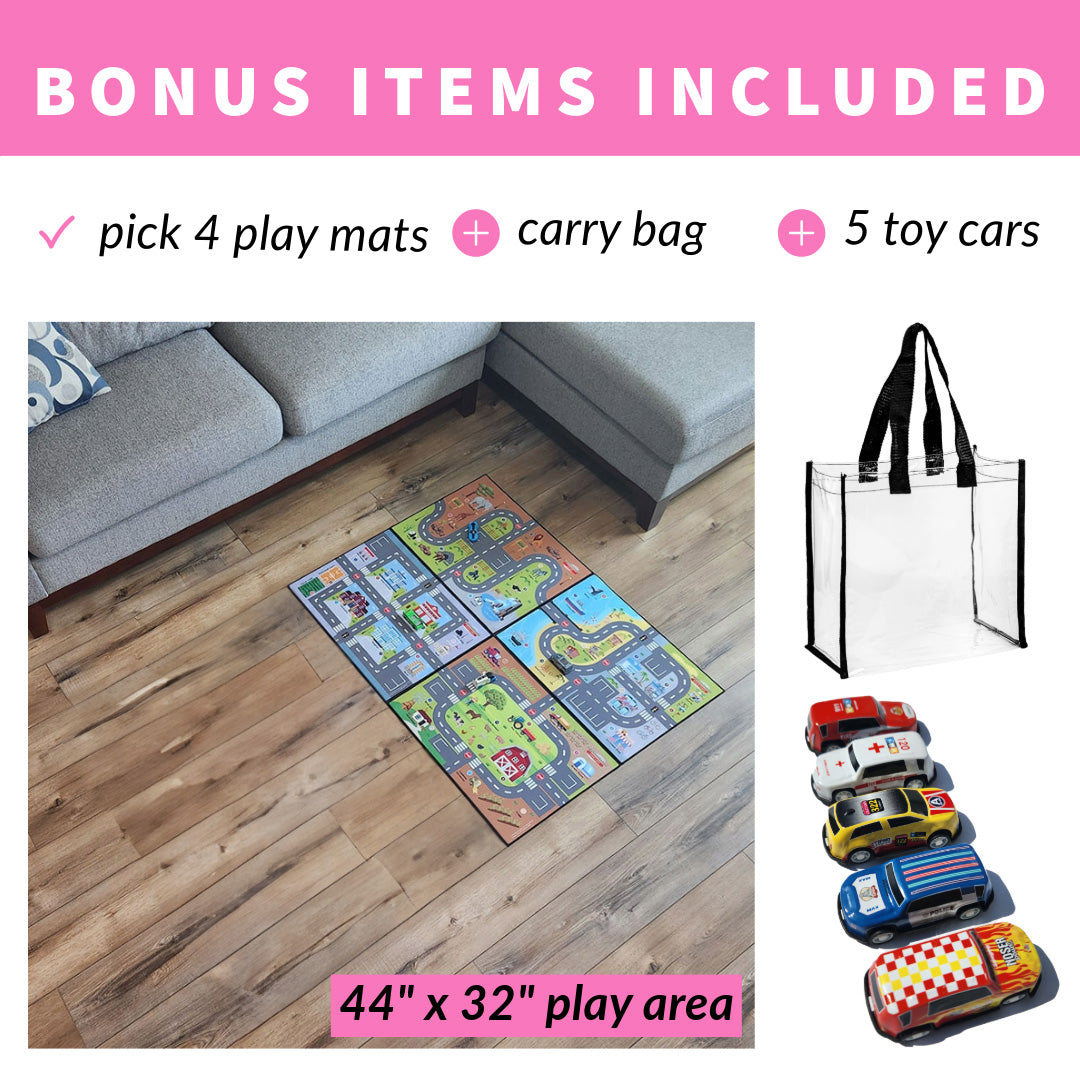 PlayRoads - Pick 4 Play Mats